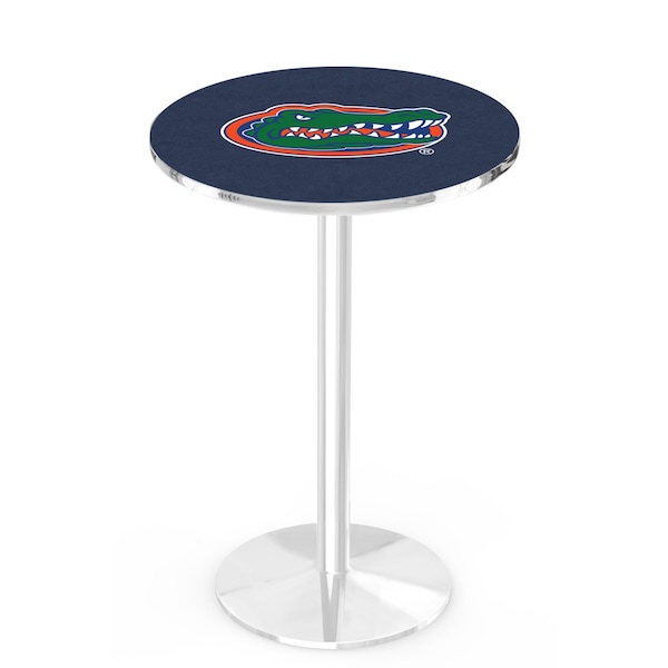 42" Chrome Florida Pub Table